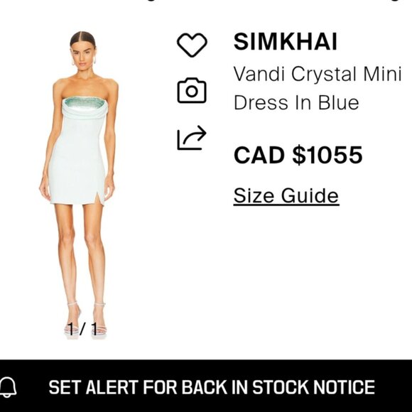 Vandi Crystal Mini Dress by Jonathan Simkhai, BNWT - Picture 13 of 13